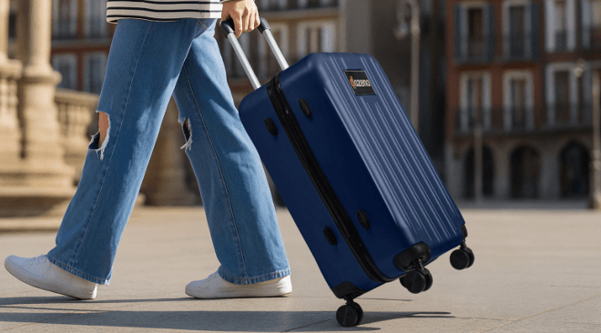 Ilustrasi Koper custom Travel Agent